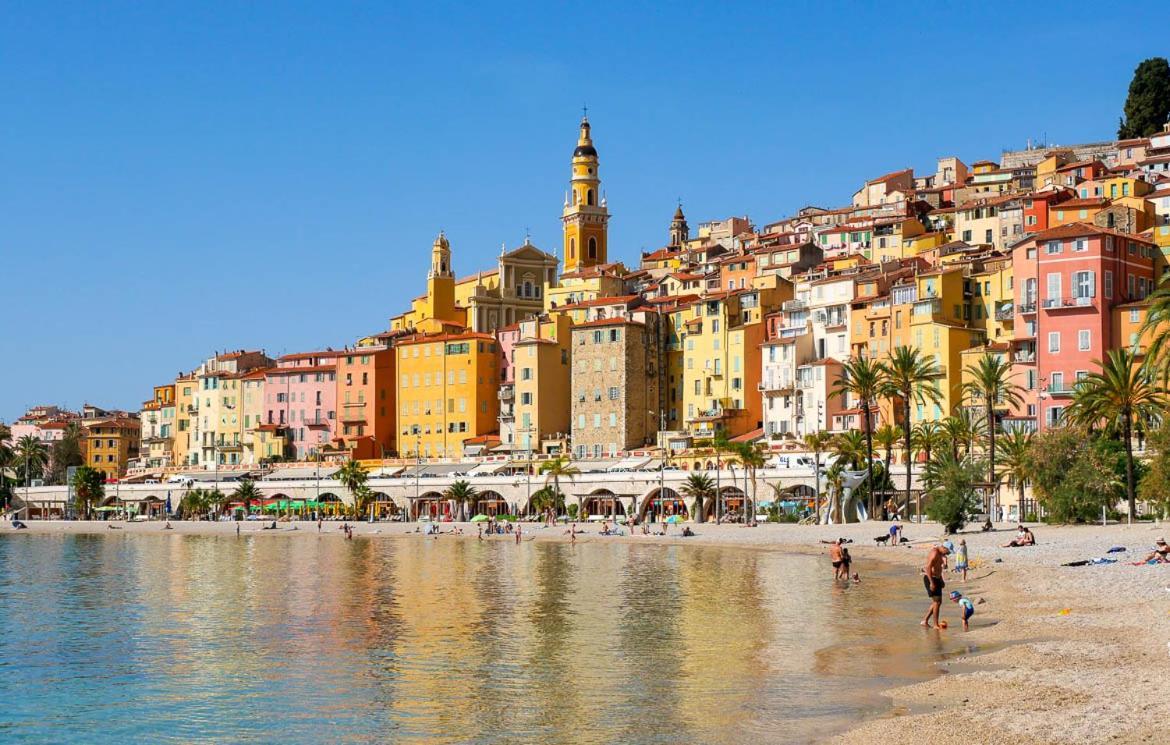 Patio De La Pietonne Lägenhet Menton Exteriör bild